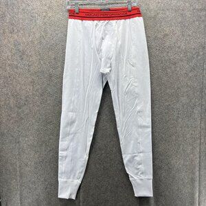 Mizuno Long Johns Mens XL White Baseball Performance Thermal Stretch Underwear